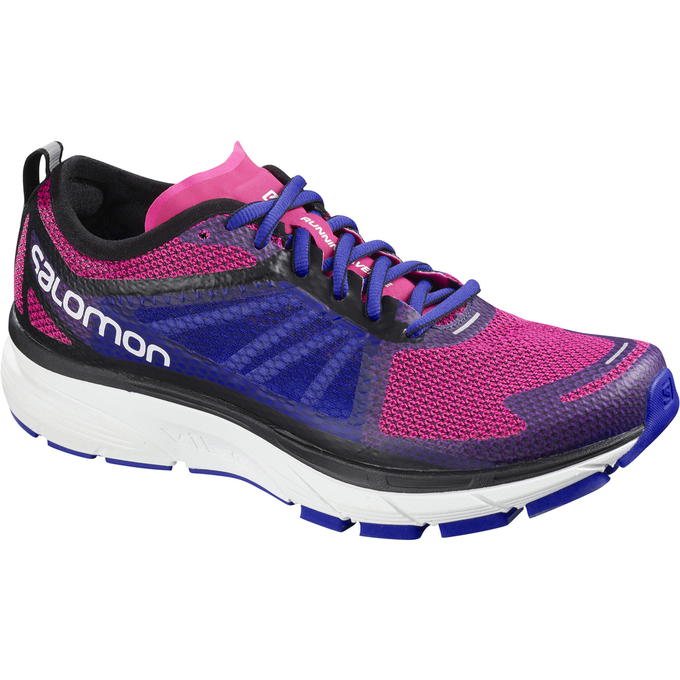 Salomon SONIC RA W Zapatillas De Running Mujer - Rosas / Azules - Colombia (28971-JDYG)